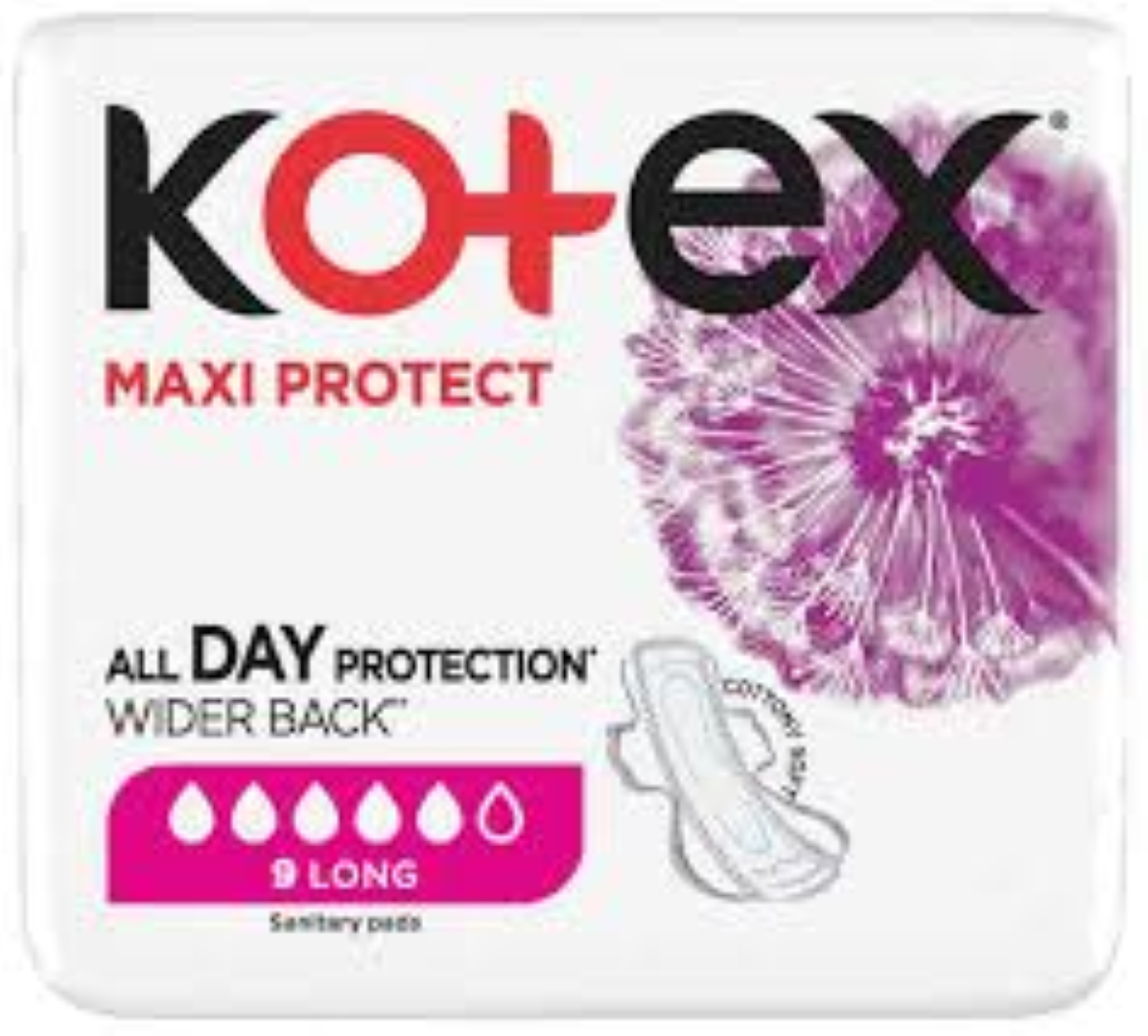 KOTEX MAXI PADS LONG P9X16